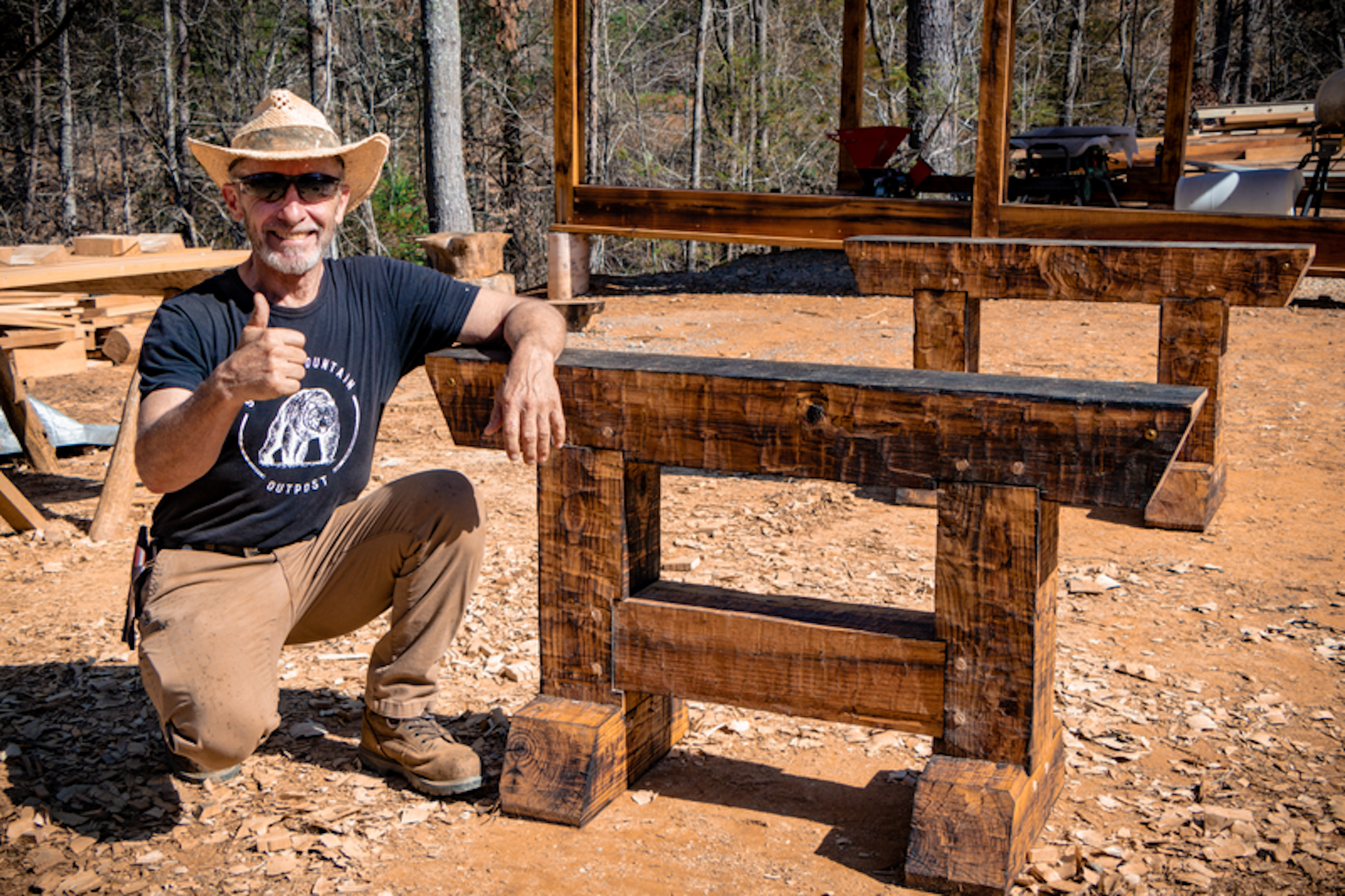 Rustic SawHorse | DIY Woodworking Plans